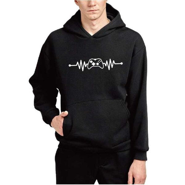 men's hoodies & sweatshirts heartbeat sweatshirt hooded cotton hoodie gamer gaming console love male pad for life jacket sock, Black
men's hoodies & sweatshirts heartbeat sweatshirt hooded cotton hoodie gamer gaming console love male pad for life jacket sock, Black