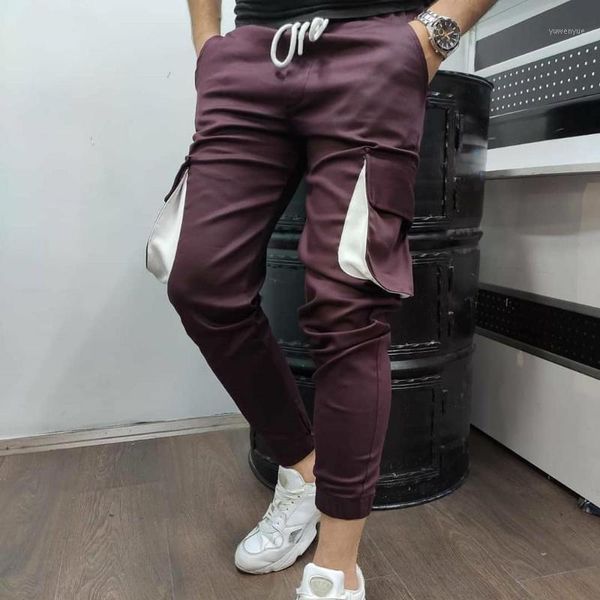 men's pants slim fit ankle-tied pencil joggers trousers male casaul drawstring side pockets harem solid sportswear, Black
men's pants slim fit ankle-tied pencil joggers trousers male casaul drawstring side pockets harem solid sportswear, Black