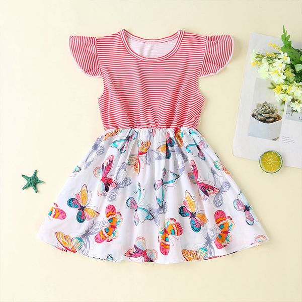 summer dress girl butterfly stripes original short-sleeved toddler children clothes 2-6y 210515, Red;yellow
summer dress girl butterfly stripes original short-sleeved toddler children clothes 2-6y 210515, Red;yellow
