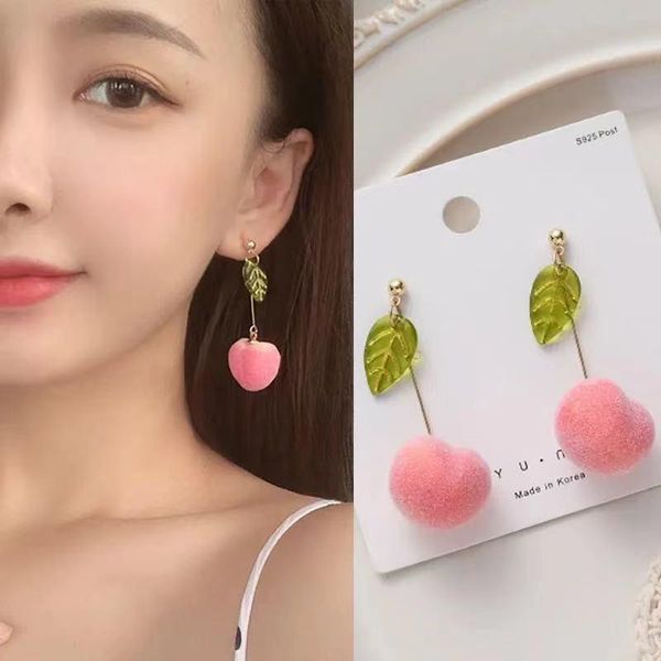 hoop & huggie fashion simulation peach stud earrings girl cute romantic contracted acrylic leaves tassel for women jewelry gifts, Golden;silver
hoop & huggie fashion simulation peach stud earrings girl cute romantic contracted acrylic leaves tassel for women jewelry gifts, Golden;silver