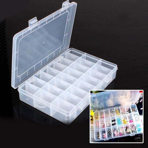 storage bottles & jars plastic 24 compartment box transparent portable practical adjustable case for bead rings jewelry earrings organizer
storage bottles & jars plastic 24 compartment box transparent portable practical adjustable case for bead rings jewelry earrings organizer