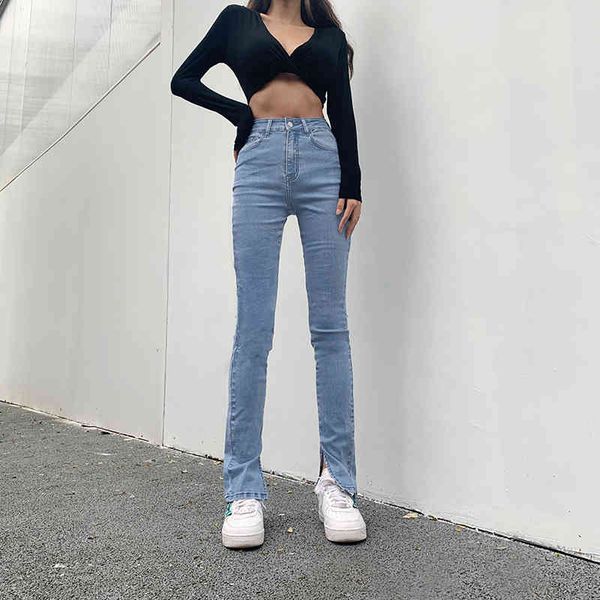 women's jeans breeze pants stretched woman 2021 high femme waist split pencil tight denim ny breeches burned trousers donna bell inferi, Blue
women's jeans breeze pants stretched woman 2021 high femme waist split pencil tight denim ny breeches burned trousers donna bell inferi, Blue