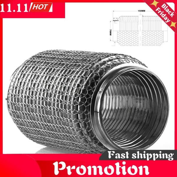 manifold & parts high performance exhaust flexible pipe interlock flex hose joint sus304 super flexiable tube coupling 76x150mm 76x100mm
manifold & parts high performance exhaust flexible pipe interlock flex hose joint sus304 super flexiable tube coupling 76x150mm 76x100mm