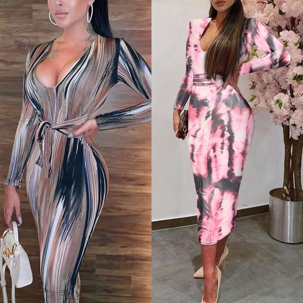 casual dresses 2021 printed round neck slim fit lace-up buttocks temperament thin dress, Black;gray
casual dresses 2021 printed round neck slim fit lace-up buttocks temperament thin dress, Black;gray