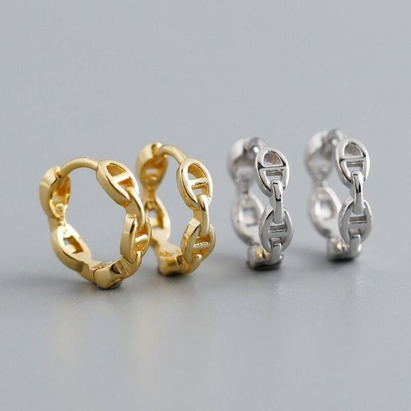 hoop & huggie a00302 jazaz punk hip hop cuban link chain pig nose ear buckle for women street fashione 925 sterling silver gothic earrings, Golden;silver
hoop & huggie a00302 jazaz punk hip hop cuban link chain pig nose ear buckle for women street fashione 925 sterling silver gothic earrings, Golden;silver