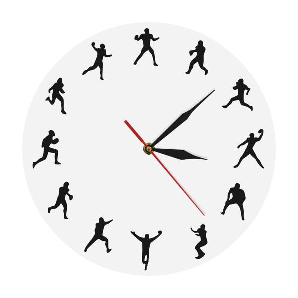 rugby players minimalist american football wall clock design sport room decor watch enthusiast gift clocks
rugby players minimalist american football wall clock design sport room decor watch enthusiast gift clocks