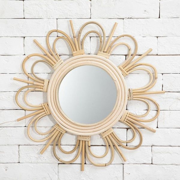 mirrors rattan round mirror makeup innovative art decor dressing bathroom wall hanging crafts
mirrors rattan round mirror makeup innovative art decor dressing bathroom wall hanging crafts