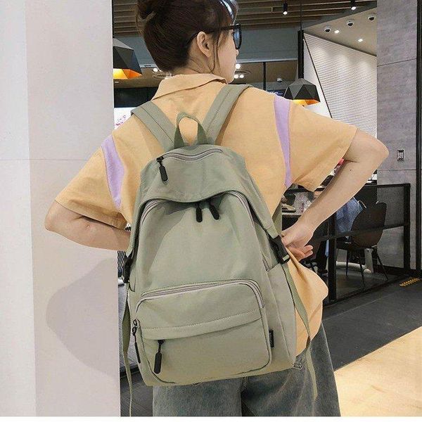 backpack female casual solid color women school bags for teenage girls waterproof nylon ladies luxury book student bag
backpack female casual solid color women school bags for teenage girls waterproof nylon ladies luxury book student bag