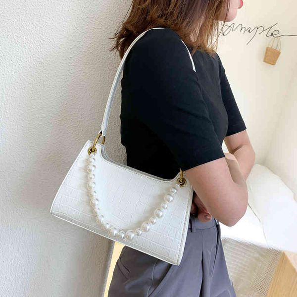 retro women shoulder bag pearl strap clutch purse summer solid color handbag women bags designer leather shoulder purses k726
retro women shoulder bag pearl strap clutch purse summer solid color handbag women bags designer leather shoulder purses k726