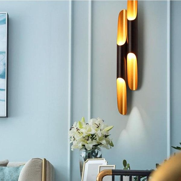 wall lamp post modern light sconce led up down aluminum pipe wing 2 lights black golden bedroom
wall lamp post modern light sconce led up down aluminum pipe wing 2 lights black golden bedroom
