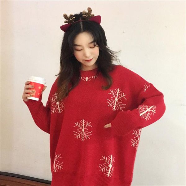 women's sweaters 2021 cute women ulzzang loose sweater female korean oversize harajuku clothing girl casual red high street streetwear, White;black
women's sweaters 2021 cute women ulzzang loose sweater female korean oversize harajuku clothing girl casual red high street streetwear, White;black