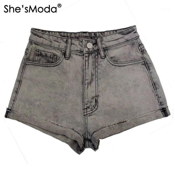 she'smoda grey washed short jeans denim shorts 2021 summer women's skinny, White;black
she'smoda grey washed short jeans denim shorts 2021 summer women's skinny, White;black