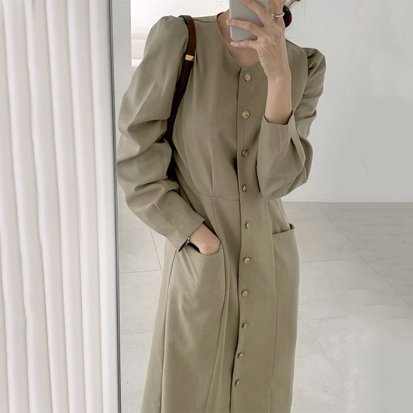 dress autumn winter shirt long sleeve single breasted slim a-line high waist ladies minimalist es elegant kyr2 1jl9, Black;gray
dress autumn winter shirt long sleeve single breasted slim a-line high waist ladies minimalist es elegant kyr2 1jl9, Black;gray