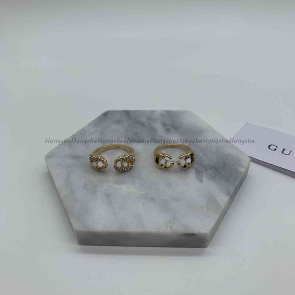 21 summer new simple full diamond opening women's double letter adjustable size ring, Silver
21 summer new simple full diamond opening women's double letter adjustable size ring, Silver