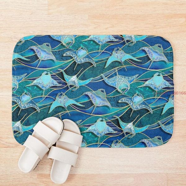 mat patchwork manta rays in sapphire and turquoise blue 3d pattern print bath mats anti slip soft washable bathroom
mat patchwork manta rays in sapphire and turquoise blue 3d pattern print bath mats anti slip soft washable bathroom