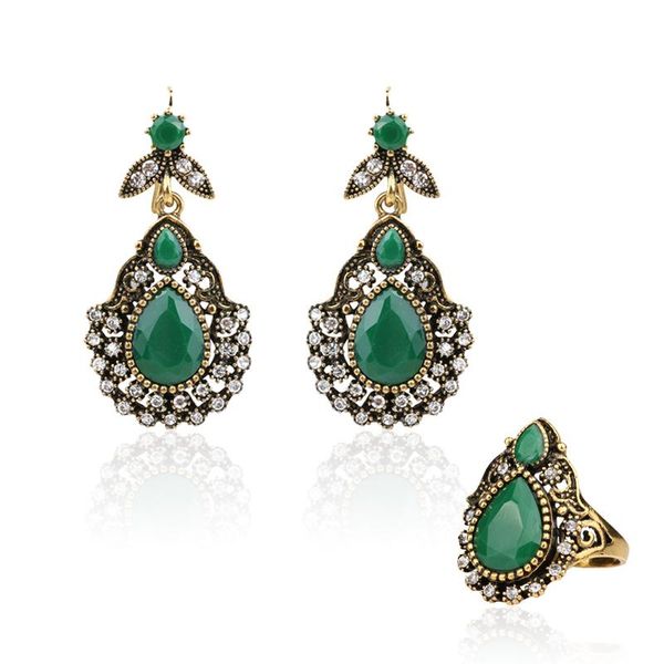 earrings & necklace 2021 fashion turkey jewelry sets retro ethnic and ring for women christmas year love gift, Silver
earrings & necklace 2021 fashion turkey jewelry sets retro ethnic and ring for women christmas year love gift, Silver