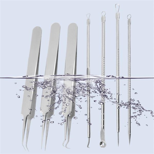 wholesale stainless silver blackhead remover pimple popper tool kit 7pcs comedone extractor blemish whitehead extraction popping kd1
wholesale stainless silver blackhead remover pimple popper tool kit 7pcs comedone extractor blemish whitehead extraction popping kd1