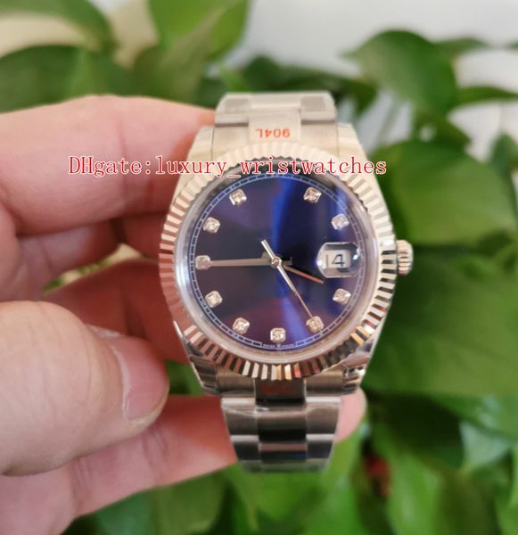 excellent wristwatches watches m126334-0015 41mm 126334 diamond blue dial stainless steel eta 3235 movement automatic mechanical mens watch, Slivery;brown
excellent wristwatches watches m126334-0015 41mm 126334 diamond blue dial stainless steel eta 3235 movement automatic mechanical mens watch, Slivery;brown