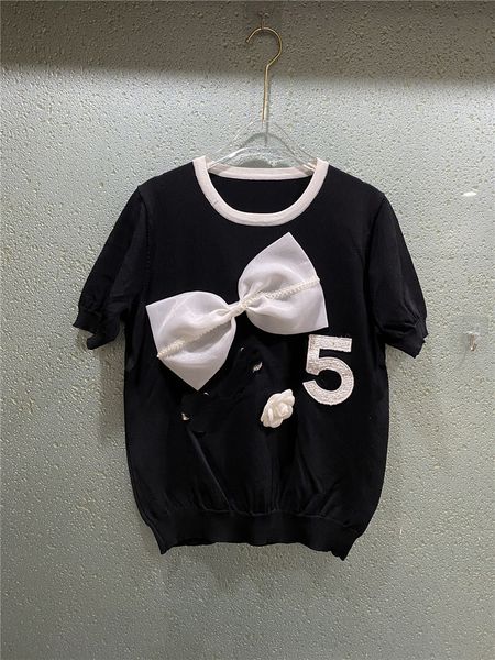 305 2021 spring summer crew neck regular short sleeve panelled sweater pullover pullover fashion sweater luxury qian, White;black
305 2021 spring summer crew neck regular short sleeve panelled sweater pullover pullover fashion sweater luxury qian, White;black