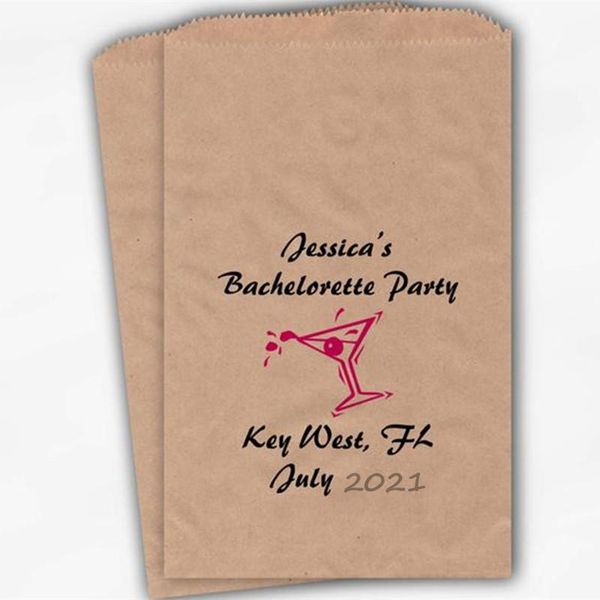 gift wrap custom bachelorette party favor bags - martini kraft paper in pink and black treat
gift wrap custom bachelorette party favor bags - martini kraft paper in pink and black treat