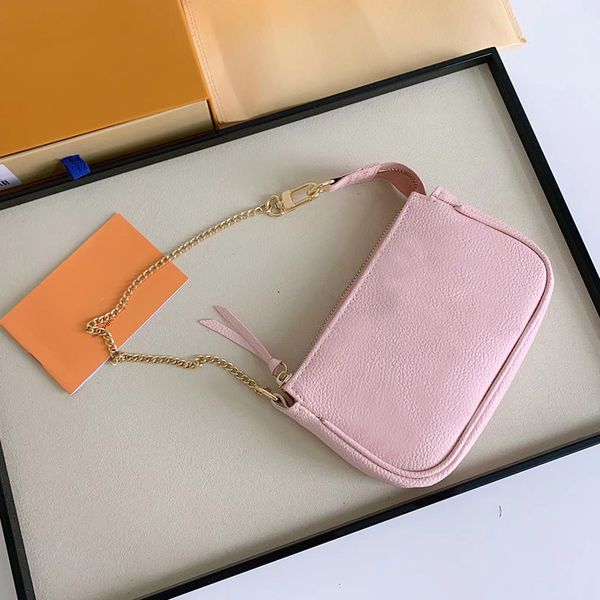 ladies shoulder bags designer fashion mini pochette accessoires clutch bag floral monogram empreinte leather chain handbag coin purses
ladies shoulder bags designer fashion mini pochette accessoires clutch bag floral monogram empreinte leather chain handbag coin purses