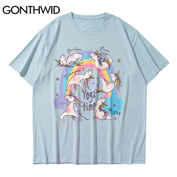 tshirts harajuku funny cartoon rainbow horse print tees shirts streetwear hip hop summer casual loose fashion 210602, White;black
tshirts harajuku funny cartoon rainbow horse print tees shirts streetwear hip hop summer casual loose fashion 210602, White;black