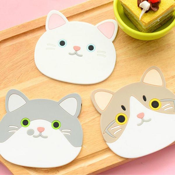 mats & pads 9*10cm cute cartoon cat pattern coasters silicone heat insulation non-slip bowl
mats & pads 9*10cm cute cartoon cat pattern coasters silicone heat insulation non-slip bowl