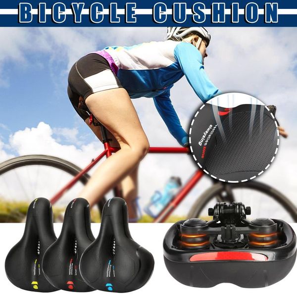 bike saddles extra wide comfy cushioned seat soft padded bicycle reflective saddle riding equipment
bike saddles extra wide comfy cushioned seat soft padded bicycle reflective saddle riding equipment