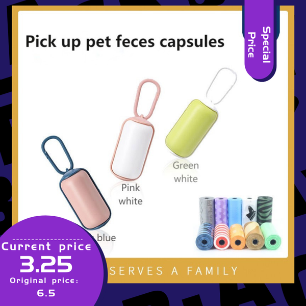 portable pet dog poop bag dispenser pick-up bags holder with rope cleaning waste garbage accessories travel & outdoors
portable pet dog poop bag dispenser pick-up bags holder with rope cleaning waste garbage accessories travel & outdoors