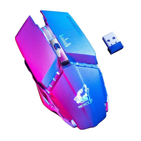 2.4ghz wireless mute rechargeable mouse led backlit 1600dpi game mice with usb receiver mause for pc gaming lap 
2.4ghz wireless mute rechargeable mouse led backlit 1600dpi game mice with usb receiver mause for pc gaming lap