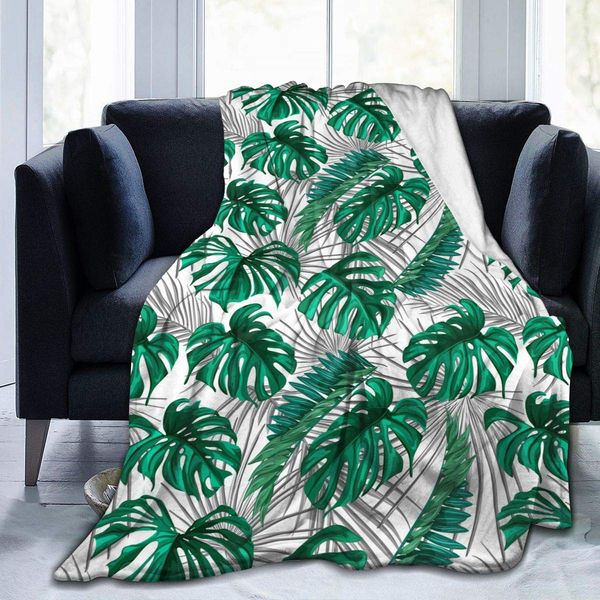 Tropical Palm Leaf Throw Blanket Cozy Warm,Thick Velvet Blanket for Couch Bed Living Room M 60"X50"
Tropical Palm Leaf Throw Blanket Cozy Warm,Thick Velvet Blanket for Couch Bed Living Room M 60"X50"