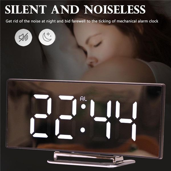 other clocks & accessories noiseless digital alarm clock desk table curved led screen for kids bedroom temperature snooze home decor
other clocks & accessories noiseless digital alarm clock desk table curved led screen for kids bedroom temperature snooze home decor