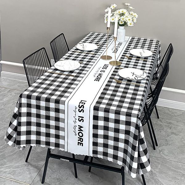table cloth black and white grid rectangular tablecloth water oil proof tablecloths dining coffee cover
table cloth black and white grid rectangular tablecloth water oil proof tablecloths dining coffee cover
