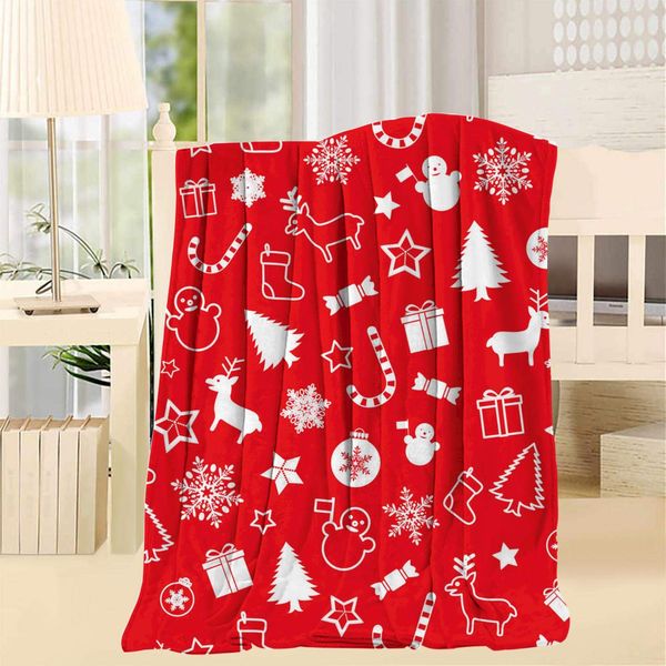 Christmass Seamless Pattern Red Blanket Super Soft and Warmth Comfortable Lightweight Plush Sofa Bed Sofa and Living Room
Christmass Seamless Pattern Red Blanket Super Soft and Warmth Comfortable Lightweight Plush Sofa Bed Sofa and Living Room