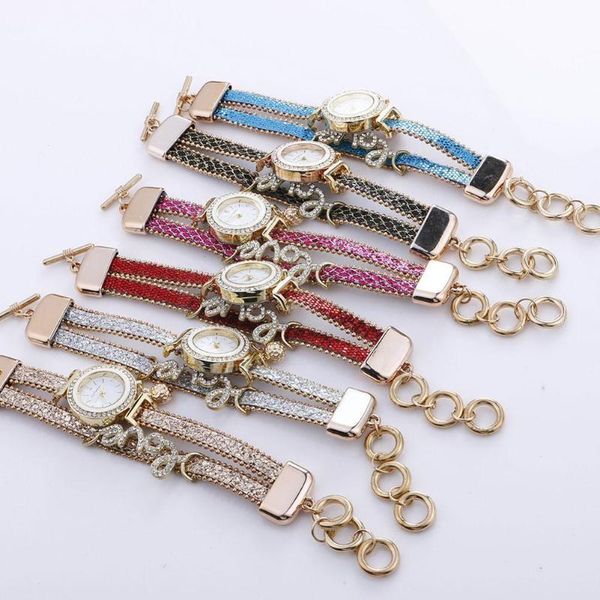 wristwatches luxury women watches fashion ladies quartz gifts relojes wrist diamond para mujer bracelet crystal, Slivery;brown
wristwatches luxury women watches fashion ladies quartz gifts relojes wrist diamond para mujer bracelet crystal, Slivery;brown