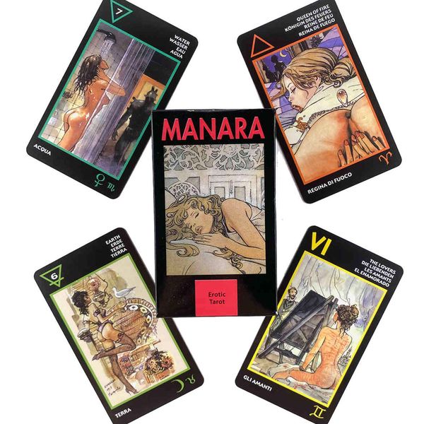 manara erotic tarot deck leisure party table game fortune-telling prophecy oracles cards with guide book
manara erotic tarot deck leisure party table game fortune-telling prophecy oracles cards with guide book