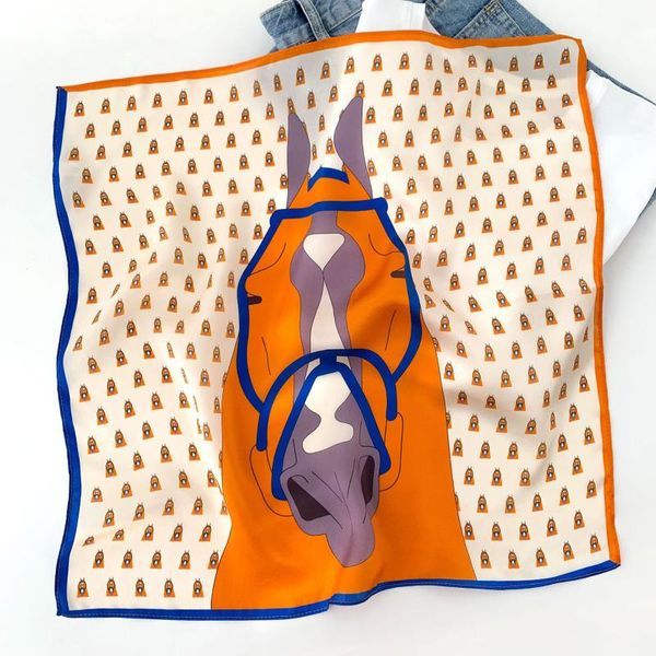 scarves luxury print silk square scarf women hairband foulard neck small wraps lady design horse tie handkerchief, Blue;gray
scarves luxury print silk square scarf women hairband foulard neck small wraps lady design horse tie handkerchief, Blue;gray