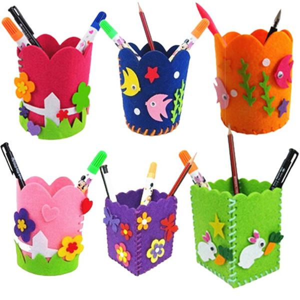 DIY Pencil Holder Toy Kids Handmade Craft Kit Children Creative Handwork Pen Container Toys Child Educational Toy DIY Craft Kits
DIY Pencil Holder Toy Kids Handmade Craft Kit Children Creative Handwork Pen Container Toys Child Educational Toy DIY Craft Kits