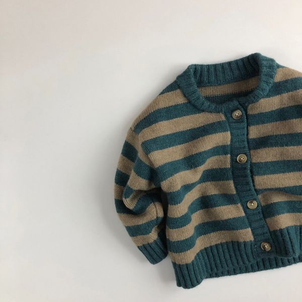 2021 spring new kids o-neck striped sweaters baby boys knit cardigans single breast kids girls pullover knitted, Blue
2021 spring new kids o-neck striped sweaters baby boys knit cardigans single breast kids girls pullover knitted, Blue