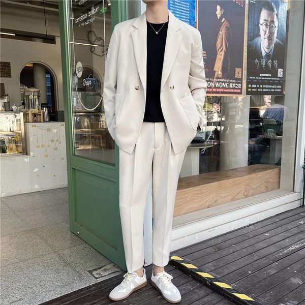 suit male pendant feeling spring and autumn daily simple trousers casual trend slim spot men's suits & blazers, White;black
suit male pendant feeling spring and autumn daily simple trousers casual trend slim spot men's suits & blazers, White;black