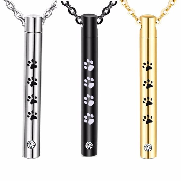 pendant necklaces pet print cylinder urn stainless steel dog cat cremation in memory of loss animal keepsake jewelry, Silver
pendant necklaces pet print cylinder urn stainless steel dog cat cremation in memory of loss animal keepsake jewelry, Silver