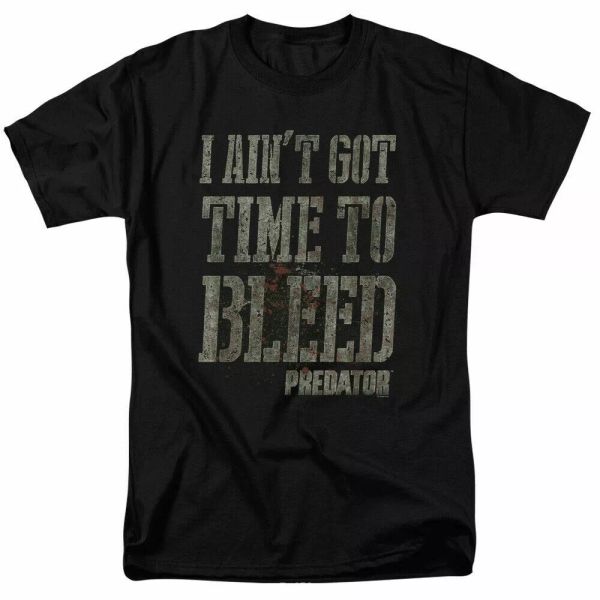Predator Bleeding Time T Shirt Licensed Sci-Fi Alien Movie Retro Classic Black, White;black
Predator Bleeding Time T Shirt Licensed Sci-Fi Alien Movie Retro Classic Black, White;black