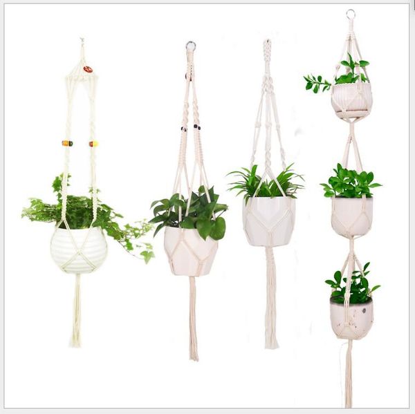 vases s 100% handmade macrame plant hanger flower /pot for wall decoration countyard garden
vases s 100% handmade macrame plant hanger flower /pot for wall decoration countyard garden