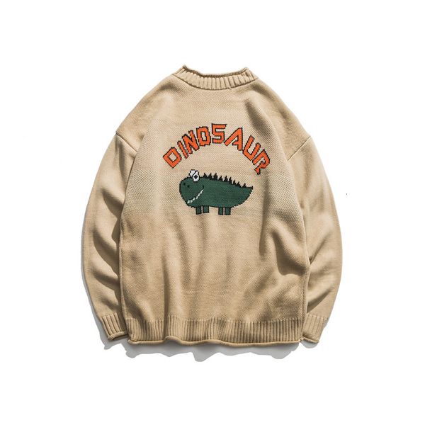 pant japan south korea cute dinosaur men's winter oversized pullover men and women khaki black student sweater, Black;brown
pant japan south korea cute dinosaur men's winter oversized pullover men and women khaki black student sweater, Black;brown