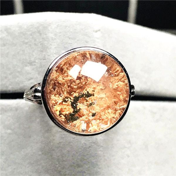cluster rings 16mm natural phantom quartz ring jewelry for woman lady man crystal silver oval beads love beauty adjustable size, Golden;silver
cluster rings 16mm natural phantom quartz ring jewelry for woman lady man crystal silver oval beads love beauty adjustable size, Golden;silver