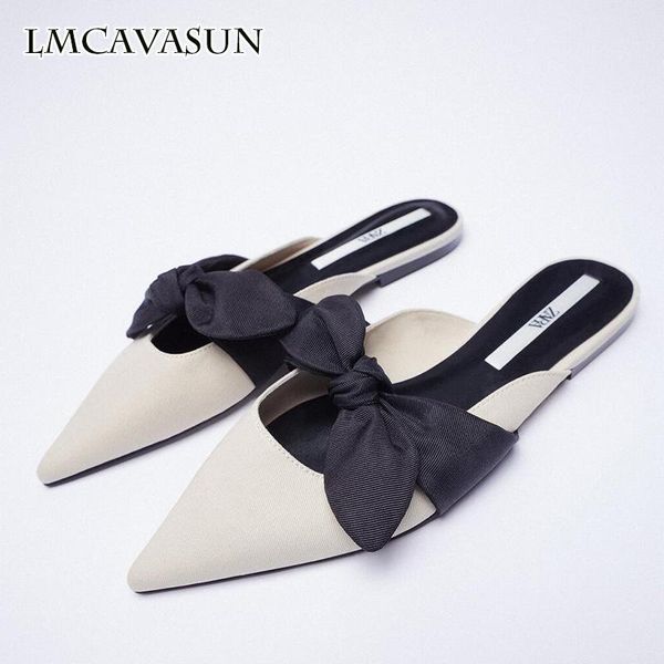 sandals lmcavasun 2021 designer shoes bowknot temperament muller pointed toe back empty mules flat half tow lazy, Black
sandals lmcavasun 2021 designer shoes bowknot temperament muller pointed toe back empty mules flat half tow lazy, Black