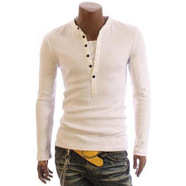 men's t-shirts 2021 fashion t-shirt men cotton t shirt full sleeve tshirt solid color &tees mandarin collar long button, White;black
men's t-shirts 2021 fashion t-shirt men cotton t shirt full sleeve tshirt solid color &tees mandarin collar long button, White;black