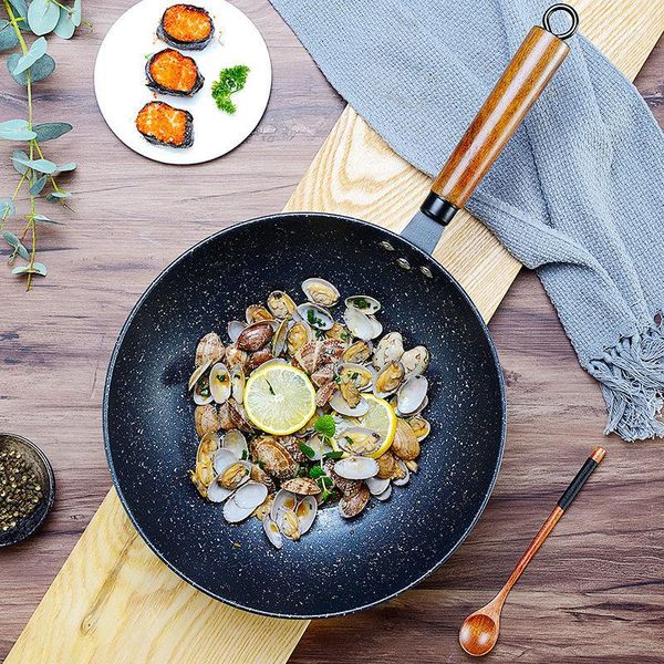 non-stick pan no-smoke pot with wok stir-fry gas cooker universal cooking frying egg pans
non-stick pan no-smoke pot with wok stir-fry gas cooker universal cooking frying egg pans