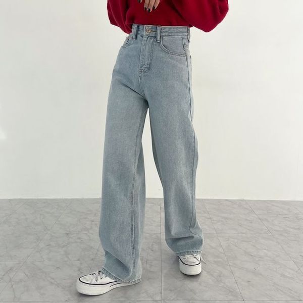 jeans vintage wide leg women high waist straight loose solid color streetwear boyfriend jeans casual baggy denim trousers paag rcun, Blue
jeans vintage wide leg women high waist straight loose solid color streetwear boyfriend jeans casual baggy denim trousers paag rcun, Blue
