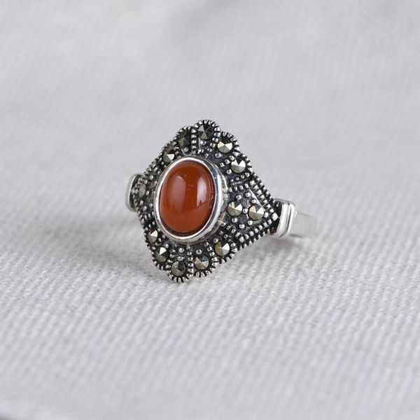 silver ring for women jewelry 100% original pure s925 sterling rings natural green red black agate marcasite cluster, Golden;silver
silver ring for women jewelry 100% original pure s925 sterling rings natural green red black agate marcasite cluster, Golden;silver